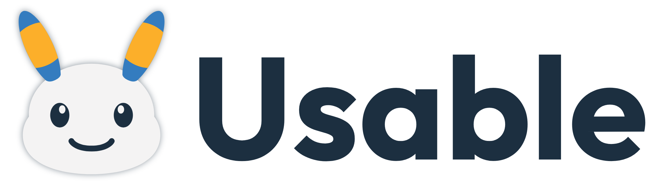 Usable Logo — Side Text, Light