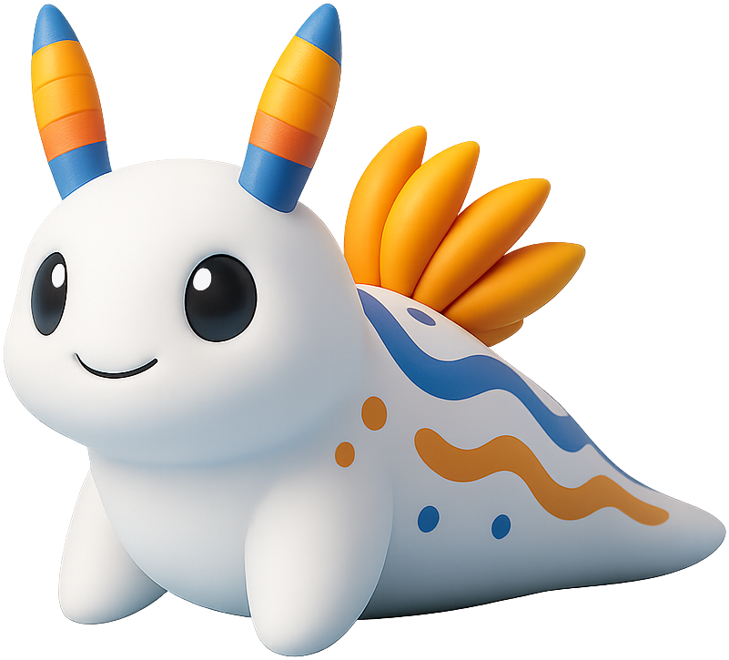 Usable Nudibranch Mascot