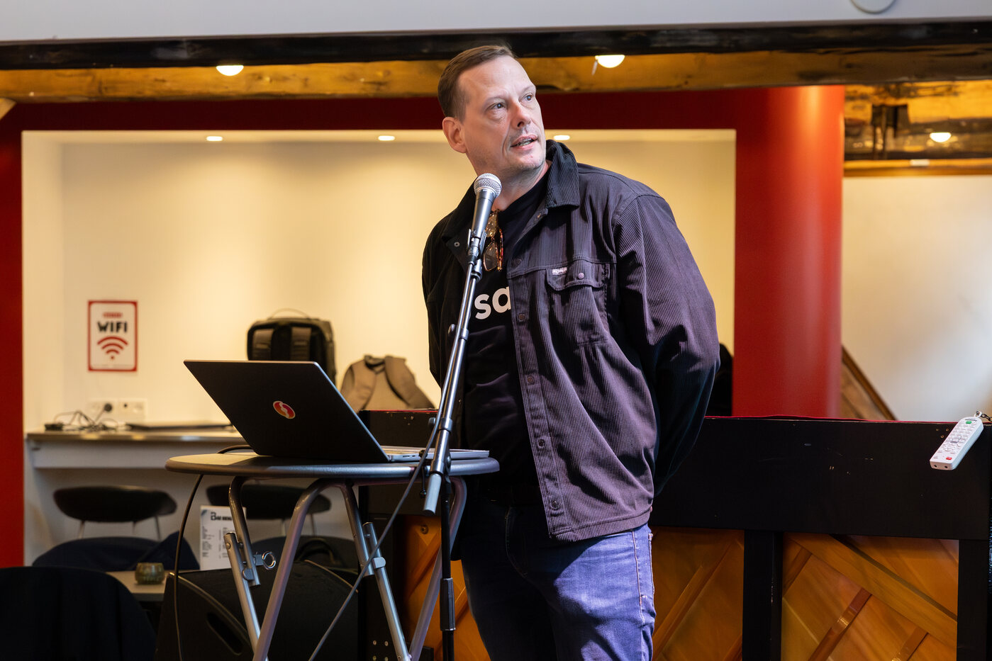Brian Bischoff during the Usable Fragments morning