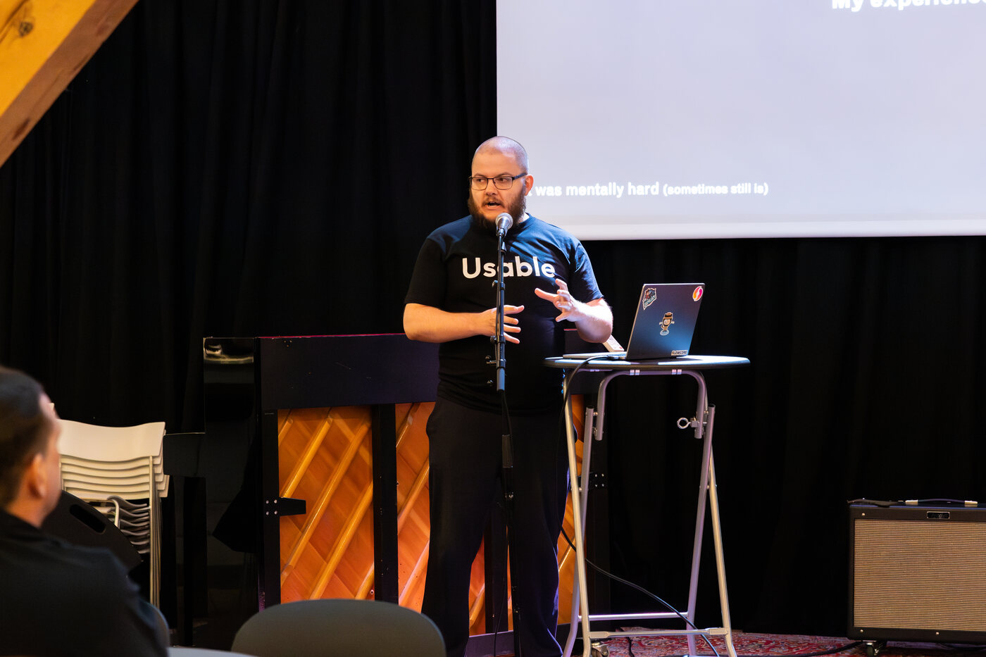 Jóhann Østerø presenting Usable for Game Development