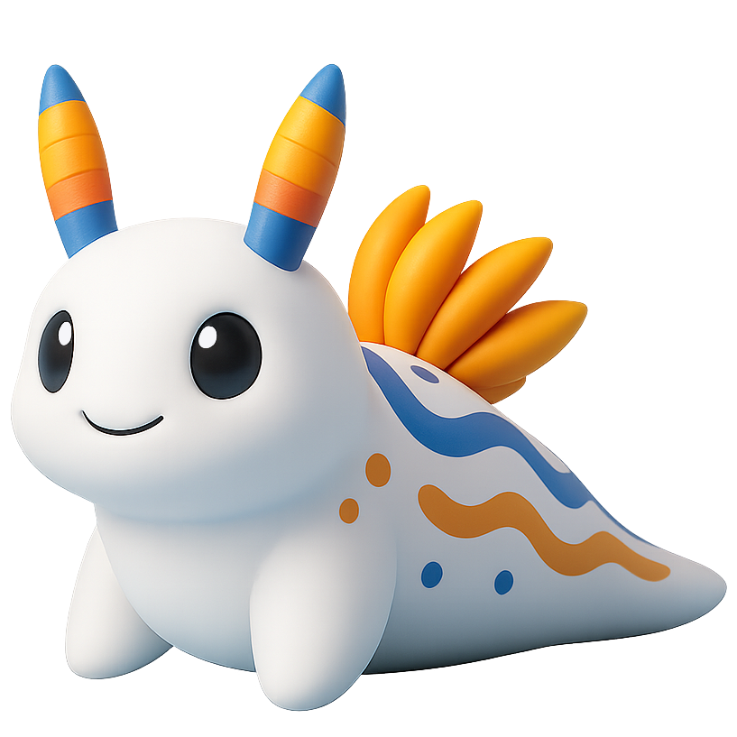 Usable Nudibranch Mascot